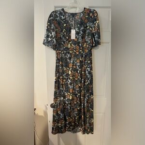 Grade & Gather Floral Dress (size M)